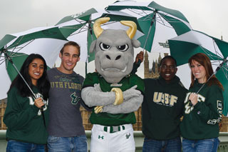 USF Green and Gold Guides in London