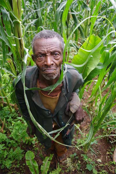 Portrait of a man in Ethiopia