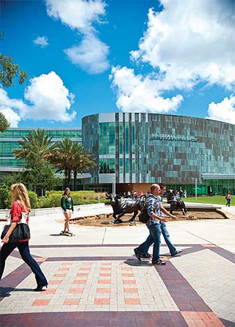 View of the Marshall Student Center.