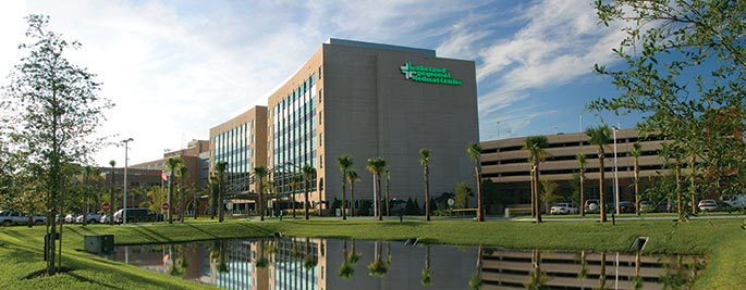 The Lakeland Regional Medical Center building.